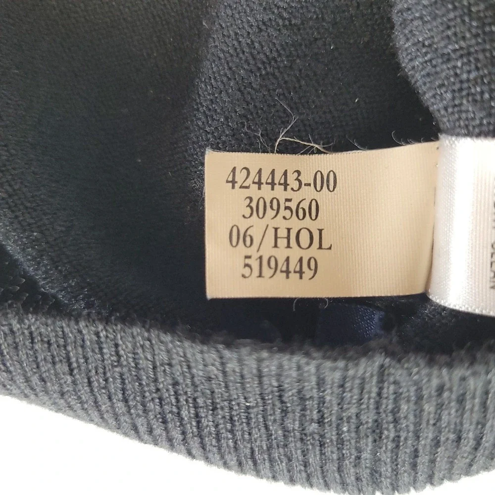 VTG Banana Republic Sweater Mens XS Black Wool‎ Cashmere Silk Blend